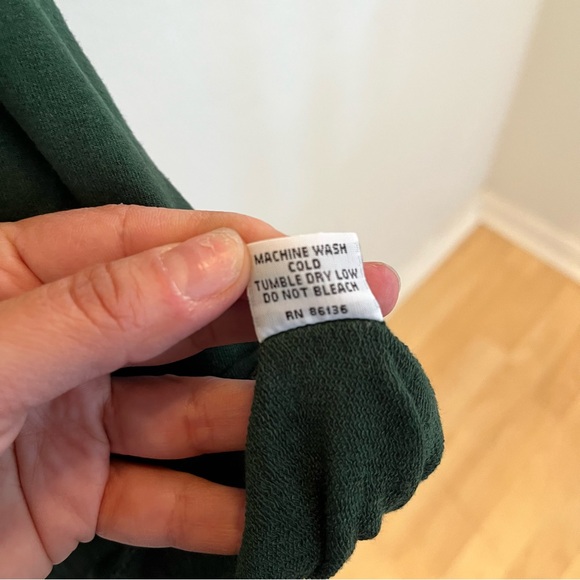 Quiet Luxury Staple Oversized Hunter Green Tunic Minimalist Lagenlook Luxe - Picture 6 of 11